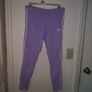 Adidas Athletic Purple leggings size L